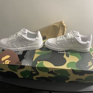 Bape skt8 white size 8 Triple White